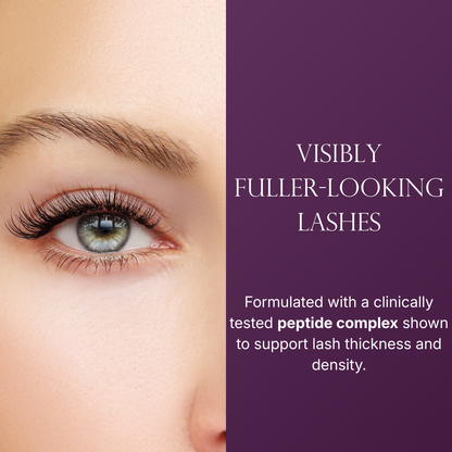 Caramela Beauty Lash Serum - 6ml, 3 Month Supply - Advanced Peptide Complex & Vitamin B5 for Longer Thicker Looking Lashes - Prostaglandin Free & Safe for Sensitive Eyes - Hyaluronic Acid, 0.21 fl oz